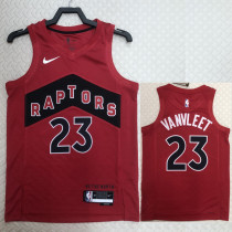 2022-23 Raptors VANVLEET #23 Red Top Quality Hot Pressing NBA Jersey