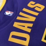 2022-23 LAKERS DAVIS #3 Purple Top Quality Hot Pressing NBA Jersey (Trapeze Edition)