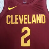 2022-23 Cleveland Cavaliers IRVING #2 Red Top Quality Hot Pressing NBA Jersey