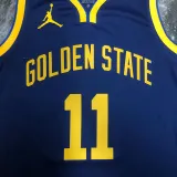 2022-23 WARRIORS THOMPSON #11 Royal blue Top Quality Hot Pressing NBA Jersey (Trapeze Edition)