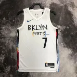 2022-23 Nets DURANT #7 White City Edition Top Quality Hot Pressing NBA Jersey