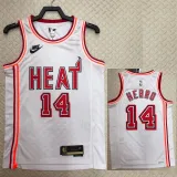 2022-23 Heat HERRO #14 White Top Quality Hot Pressing NBA Jersey (Retro Logo)