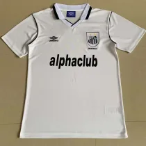 2001 Santos Home Retro Soccer Jersey