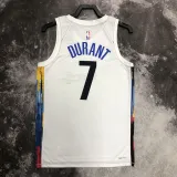 2022-23 Nets DURANT #7 White City Edition Top Quality Hot Pressing NBA Jersey
