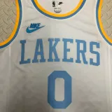 2022-23 LAKERS WESTBROOK #0 White Top Quality Hot Pressing NBA Jersey (Retro Logo)