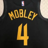 2022-23 Cleveland Cavaliers MOBLEY #4 Black Top Quality Hot Pressing NBA Jersey (Trapeze Edition)