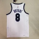 2022-23 LAKERS BRYANT #8 White City Edition Top Quality Hot Pressing NBA Jersey