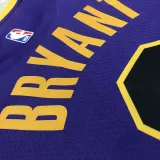 2022-23 LAKERS BRYANT #8 Purple Top Quality Hot Pressing NBA Jersey (Trapeze Edition)