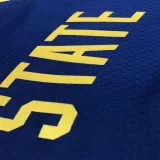 2022-23 WARRIORS CURRY #30 Royal blue Top Quality Hot Pressing NBA Jersey (Trapeze Edition)
