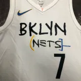 2022-23 Nets DURANT #7 White City Edition Top Quality Hot Pressing NBA Jersey
