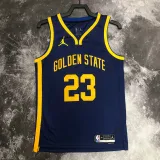 2022-23 WARRIORS GREEN #23 Royal blue Top Quality Hot Pressing NBA Jersey (Trapeze Edition)