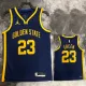2022-23 WARRIORS GREEN #23 Royal blue Top Quality Hot Pressing NBA Jersey (Trapeze Edition)