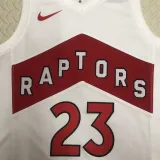 2022-23 Raptors VANVLEET #23 White Top Quality Hot Pressing NBA Jersey