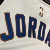 2022-23 Wizards JORDAN #23 White Top Quality Hot Pressing NBA Jersey (Retro Logo)