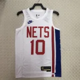 2022-23 Nets SIMMONS #10 White Top Quality Hot Pressing NBA Jersey (Retro Logo)