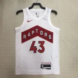 2022-23 Raptors SIAKAM #43 White Top Quality Hot Pressing NBA Jersey