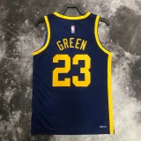 2022-23 WARRIORS GREEN #23 Royal blue Top Quality Hot Pressing NBA Jersey (Trapeze Edition)