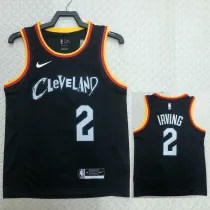 2022-23 Cleveland Cavaliers IRVING #2 Black City Edition Top Quality Hot Pressing NBA Jersey