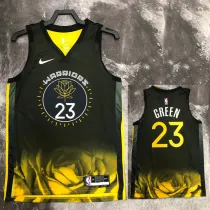 2022-23 WARRIORS GREEN #23 Black City Edition Top Quality Hot Pressing NBA Jersey