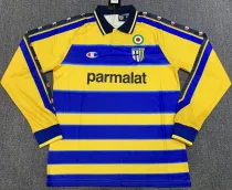 1999-2000 Parma Home Long Sleeve Retro Soccer Jersey (长袖)