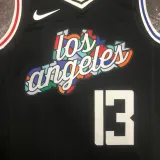 2022-23 Clippers GEORGE #13 Black City Edition Top Quality Hot Pressing NBA Jersey