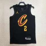 2022-23 Cleveland Cavaliers IRVING #2 Black Top Quality Hot Pressing NBA Jersey (Trapeze Edition)