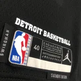 2022-23 Pistons CUNNINGHAM #2 Black Top Quality Hot Pressing NBA Jersey (Trapeze Edition)