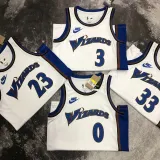 2022-23 Wizards ARENAS #0 White Top Quality Hot Pressing NBA Jersey (Retro Logo)