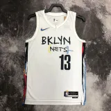 2022-23 Nets HARDEN #13 White City Edition Top Quality Hot Pressing NBA Jersey