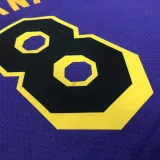 2022-23 LAKERS BRYANT #8 Purple Top Quality Hot Pressing NBA Jersey (Trapeze Edition)