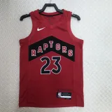 2022-23 Raptors VANVLEET #23 Red Top Quality Hot Pressing NBA Jersey