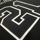 2022-23 SA Spurs DUNCAN #21 Black Top Quality Hot Pressing NBA Jersey (Retro Logo)