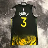 2022-23 WARRIORS POOLE #3 Black City Edition Top Quality Hot Pressing NBA Jersey