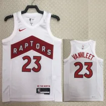 2022-23 Raptors VANVLEET #23 White Top Quality Hot Pressing NBA Jersey