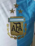 2022-23 Argentina Home 3 Stars Player Version Soccer Jersey (三星)