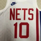 2022-23 Nets SIMMONS #10 White Top Quality Hot Pressing NBA Jersey (Retro Logo)