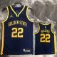 2022-23 WARRIORS WIGGINS #22 Royal blue Top Quality Hot Pressing NBA Jersey (Trapeze Edition)