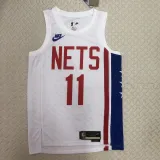 2022-23 Nets IRVING #11 White Top Quality Hot Pressing NBA Jersey (Retro Logo)