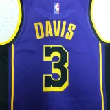 2022-23 LAKERS DAVIS #3 Purple Top Quality Hot Pressing NBA Jersey (Trapeze Edition)