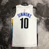2022-23 Nets SIMMONS #10 White City Edition Top Quality Hot Pressing NBA Jersey
