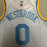 2022-23 LAKERS WESTBROOK #0 White Top Quality Hot Pressing NBA Jersey (Retro Logo)