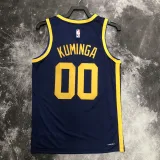 2022-23 WARRIORS KUMINGA #00 Royal blue Top Quality Hot Pressing NBA Jersey (Trapeze Edition)