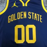 2022-23 WARRIORS KUMINGA #00 Royal blue Top Quality Hot Pressing NBA Jersey (Trapeze Edition)
