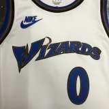 2022-23 Wizards ARENAS #0 White Top Quality Hot Pressing NBA Jersey (Retro Logo)