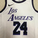 2022-23 LAKERS BRYANT #24 White City Edition Top Quality Hot Pressing NBA Jersey