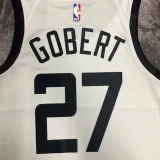 2022-23 TIMBERWOLVES GOBERT #27 White City Edition Top Quality Hot Pressing NBA Jersey