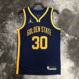 2022-23 WARRIORS CURRY #30 Royal blue Top Quality Hot Pressing NBA Jersey (Trapeze Edition)