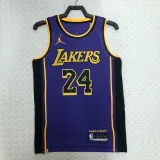 2022-23 LAKERS BRYANT #24 Purple Top Quality Hot Pressing NBA Jersey (Trapeze Edition)