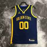 2022-23 WARRIORS KUMINGA #00 Royal blue Top Quality Hot Pressing NBA Jersey (Trapeze Edition)