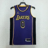 2022-23 LAKERS WESTBROOK #0 Purple Top Quality Hot Pressing NBA Jersey (Trapeze Edition)